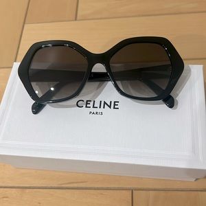 COPY - Celine Paris - Thelios. Black plastic rim sunglasses.